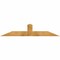 Ekena Millwork Portland Rough Sawn Timber Gable Bracket, Western Red Cedar, 72"W x 15"H x 2"D x 6"F, 5/12 Pitch GBW072X15X0206POR00RWR - alternate 1